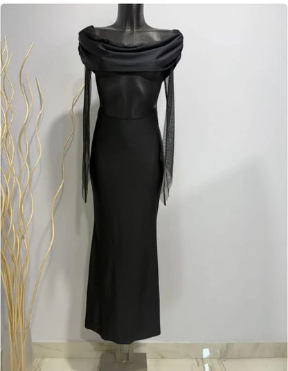 Abito elegante in tessuto leggero