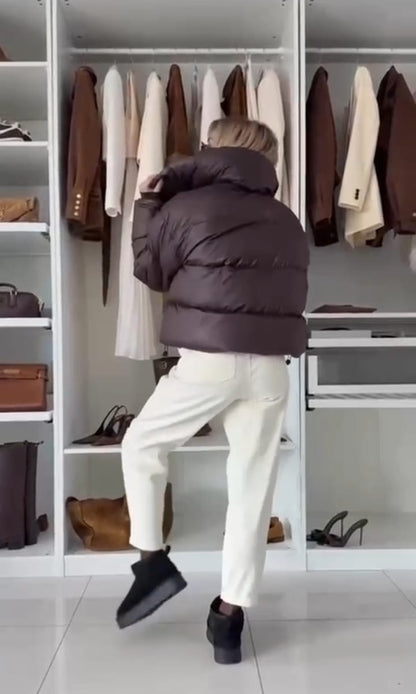 Giacca imbottita con cappuccio regolabile