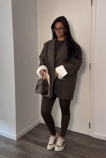 Blazer elegante in tessuto pregiato
