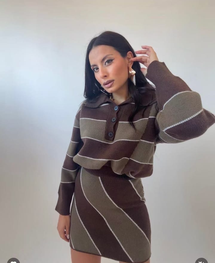 Completo elegante in tessuto pregiato