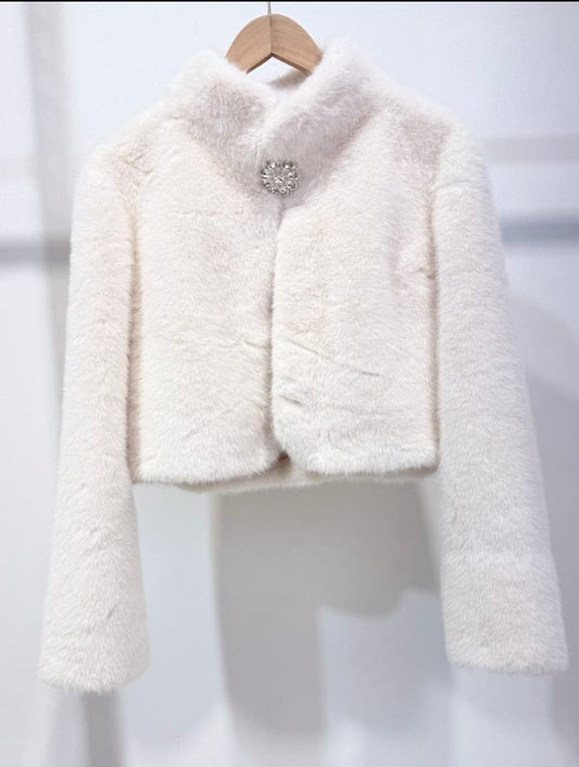 Cappotto in pelliccia sintetica elegante