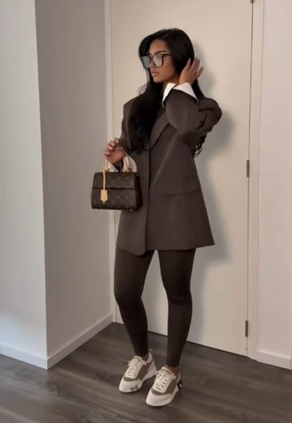 Blazer elegante in tessuto pregiato