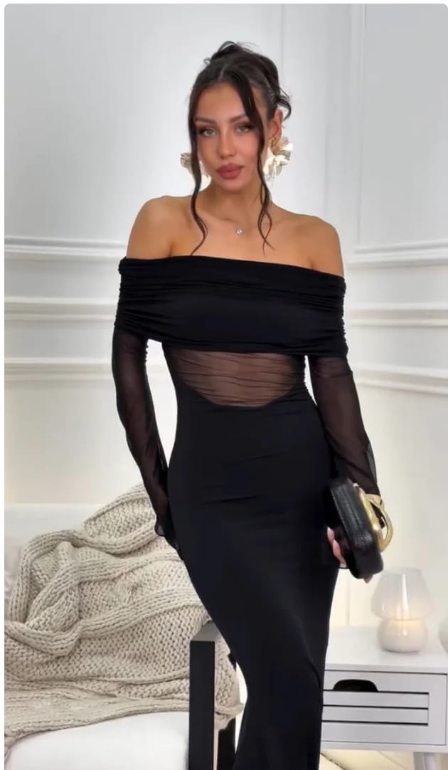 Abito Elegante in Tessuto Leggero