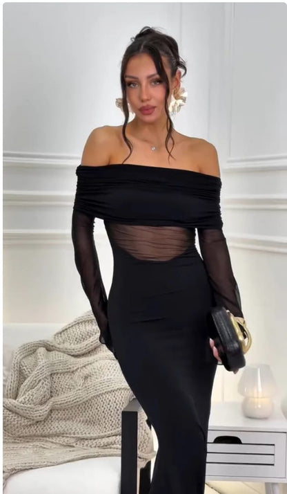 Abito Elegante in Tessuto Leggero