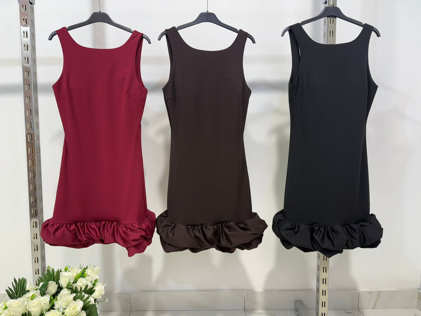 Abito elegante in tessuto pregiato