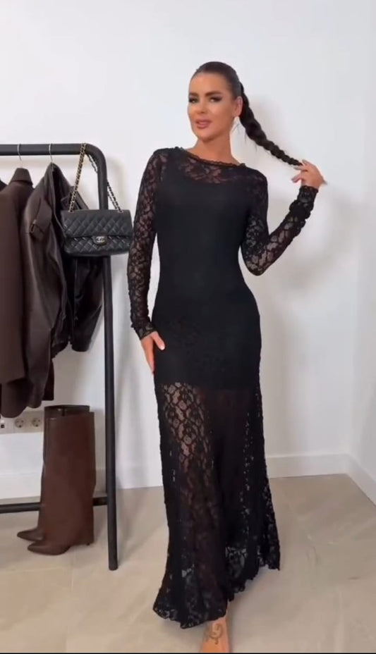 Abito Elegante in Tessuto Leggero