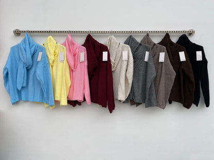 Maglia con Collo a Scialle