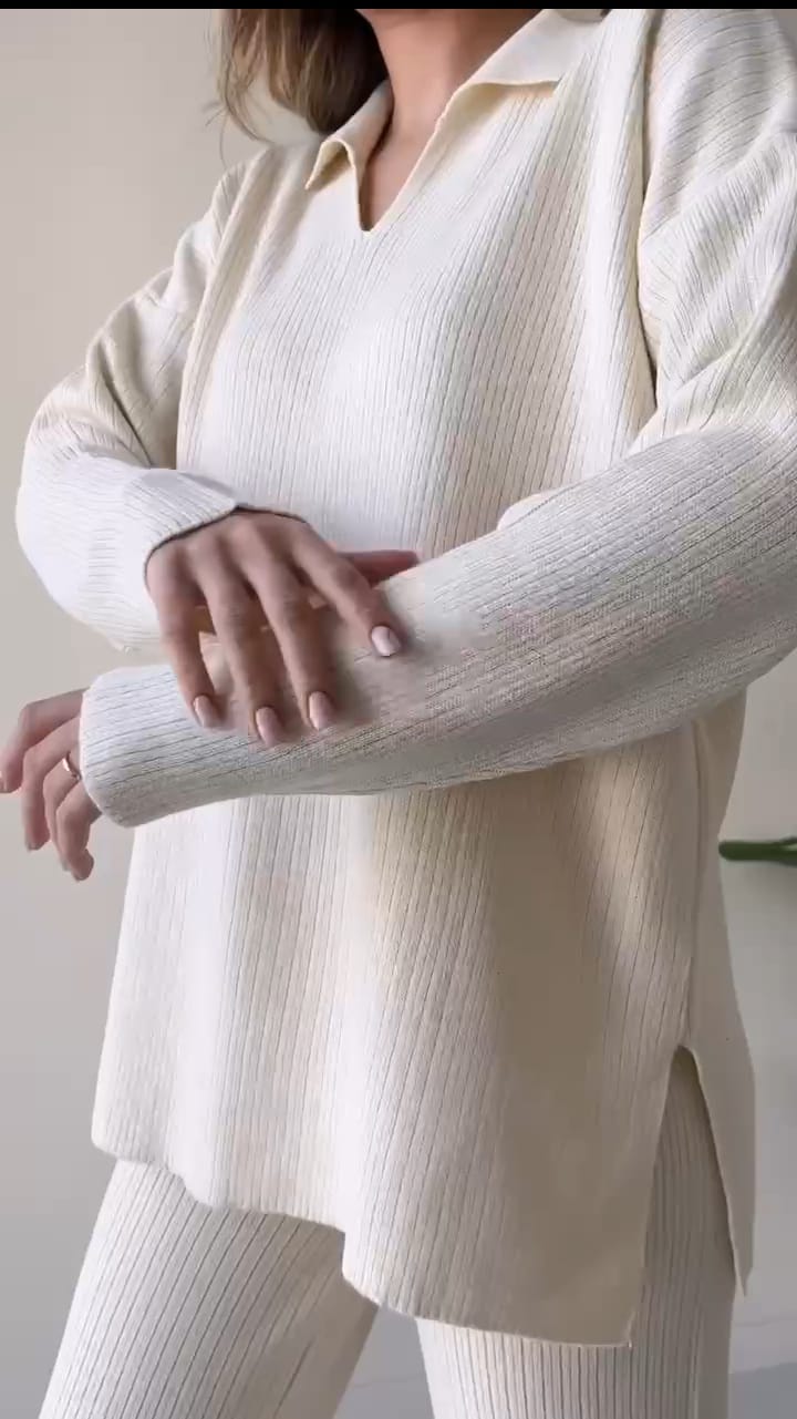 Completo elegante in tessuto leggero